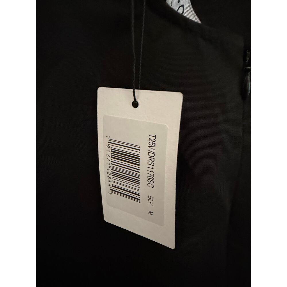 $297 New O.P.T black Elowen cotton dress sz M - Picture 10 of 11